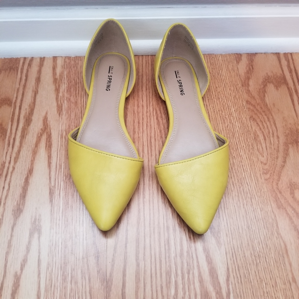 Yellow Call It Spring flats